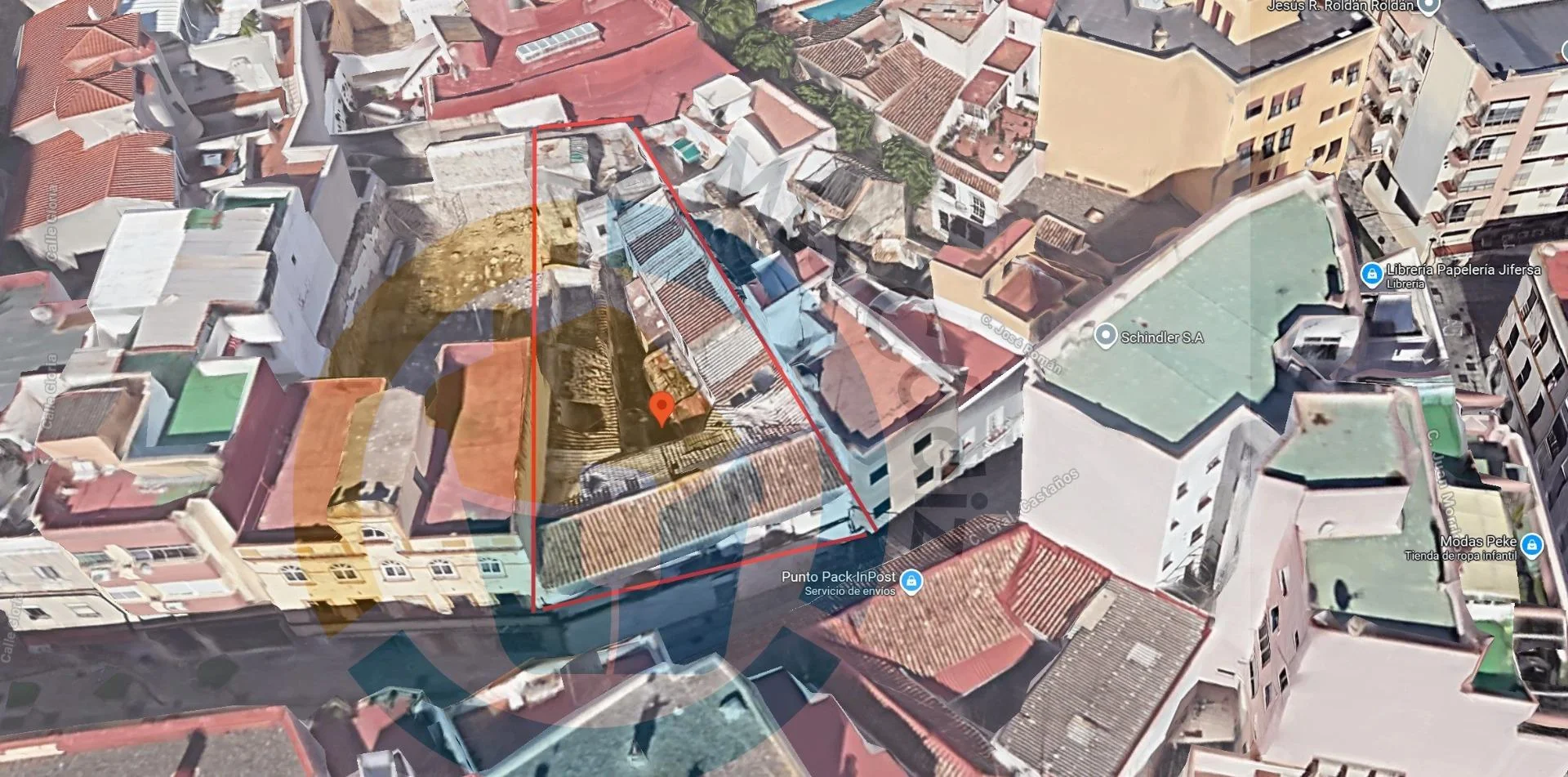 Solar céntrico con potencial de obra nueva