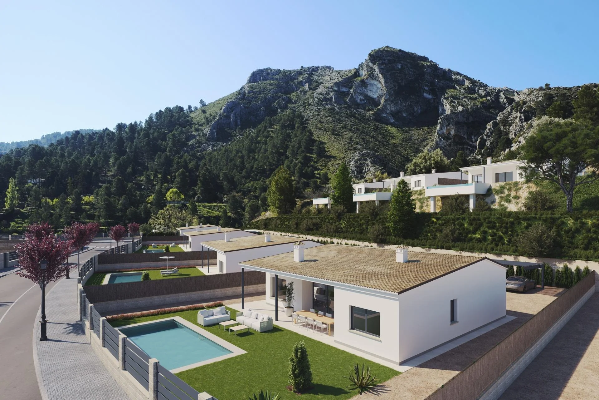 Villa nueva en Penáguila, 4 dormitorios