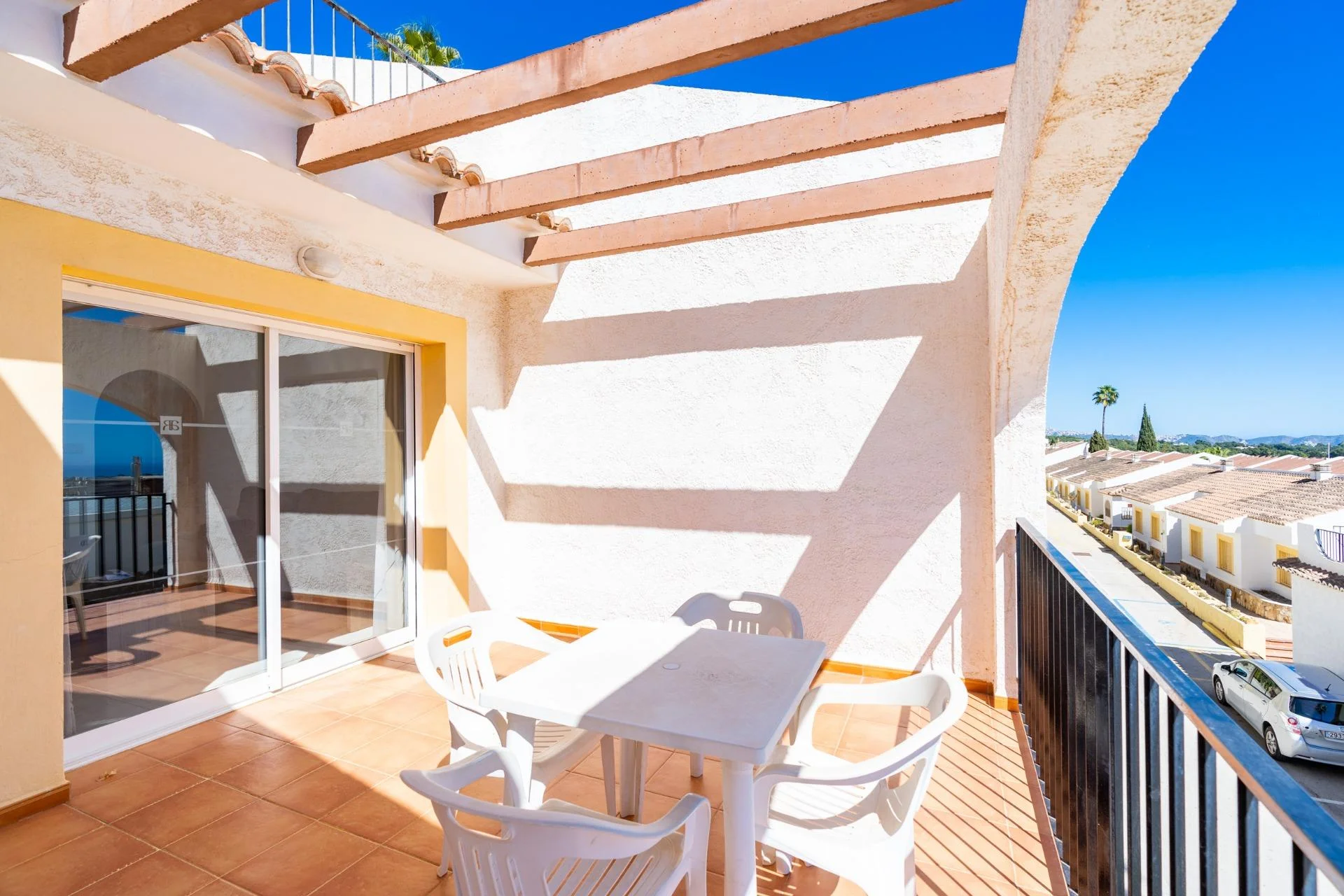 Apartamento en última planta en Calpe con vistas al mar