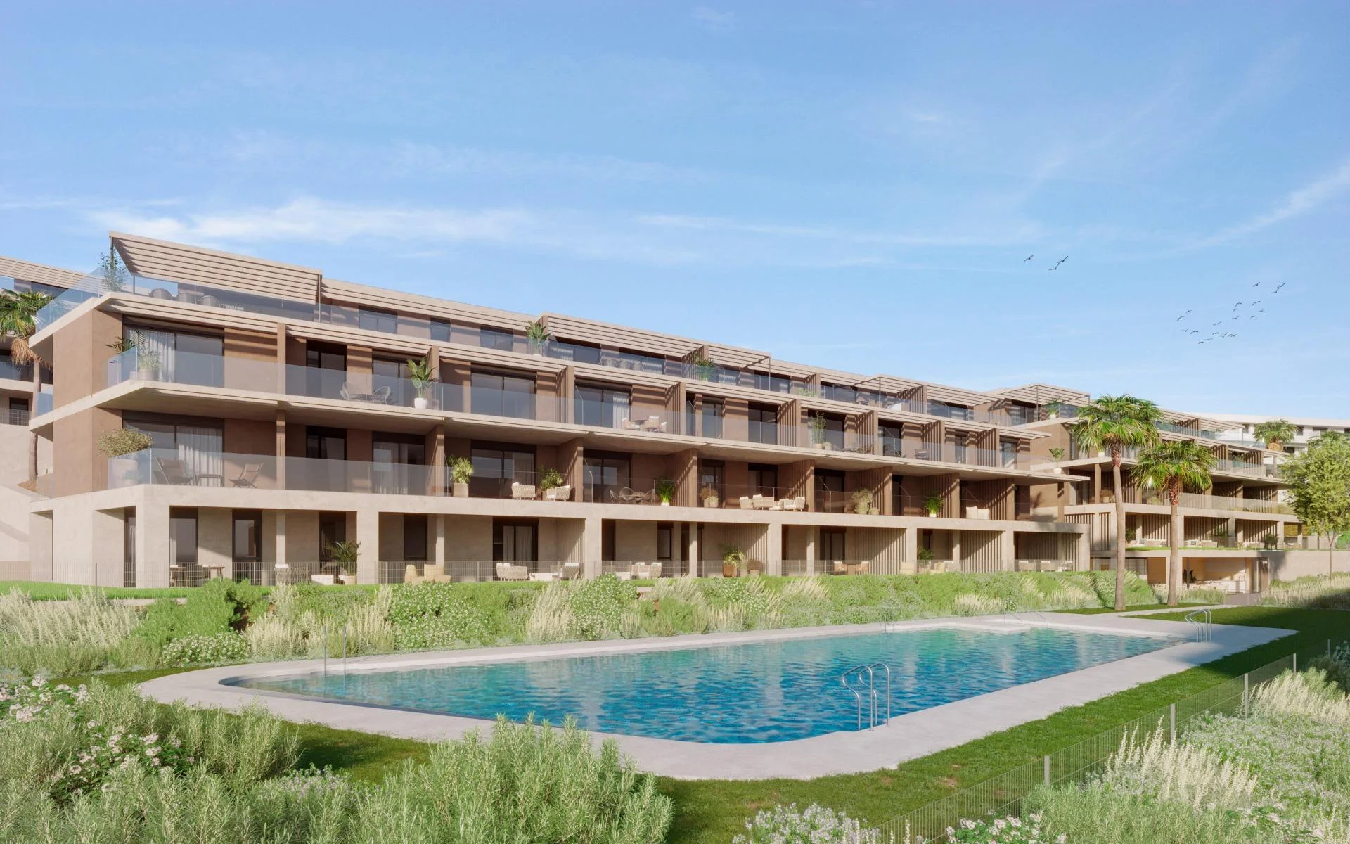 New Estepona apartment with golf views