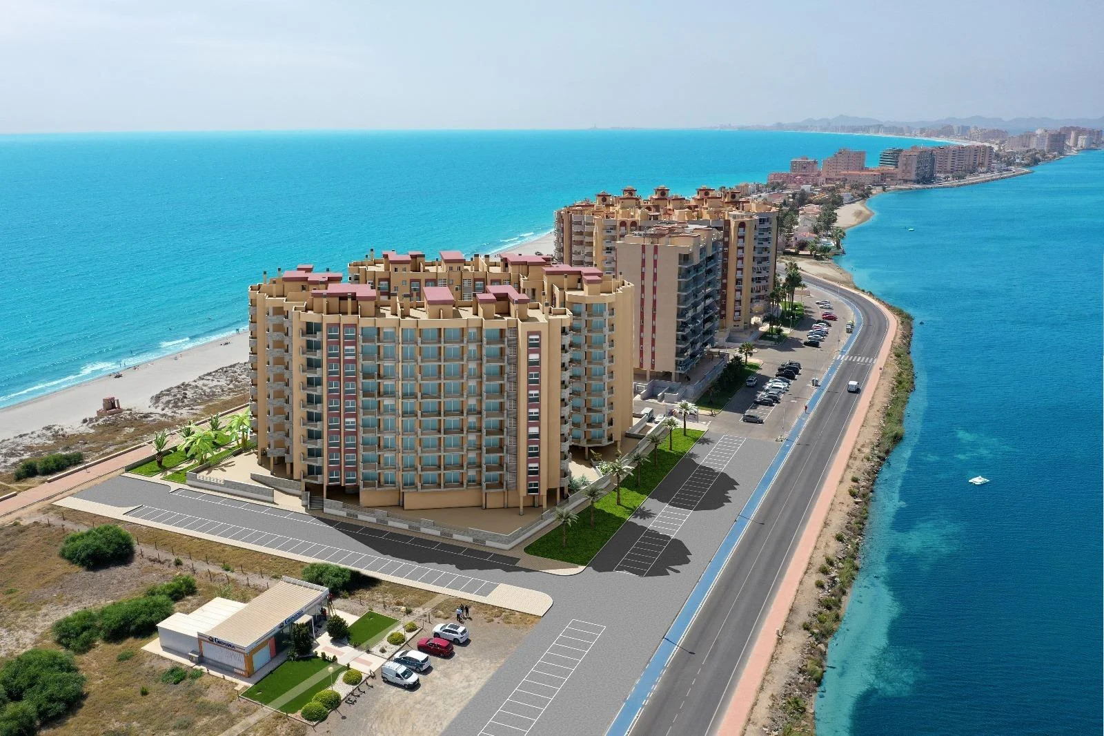 New-build La Manga apartment, 2 bedrooms