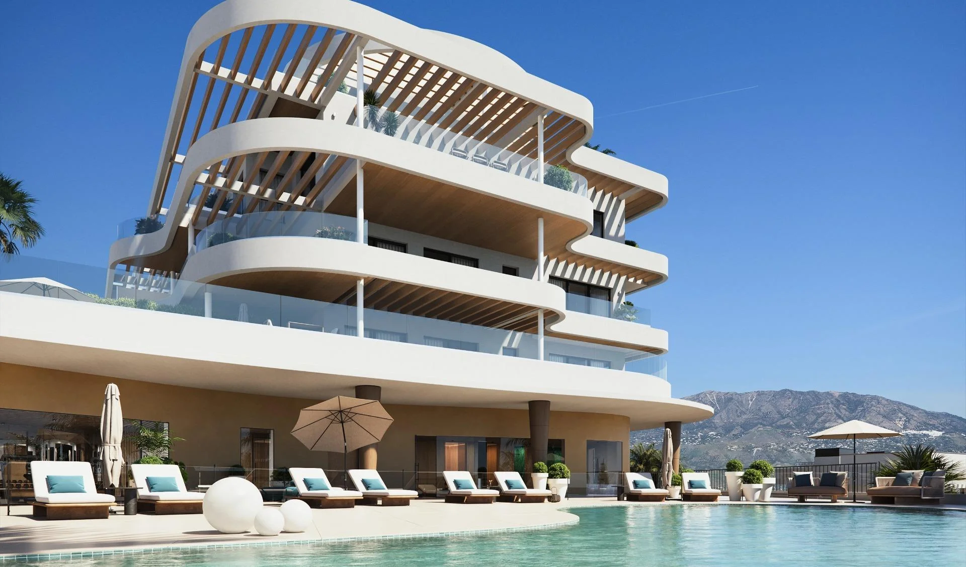 New-build Mijas apartment, 4 bedrooms