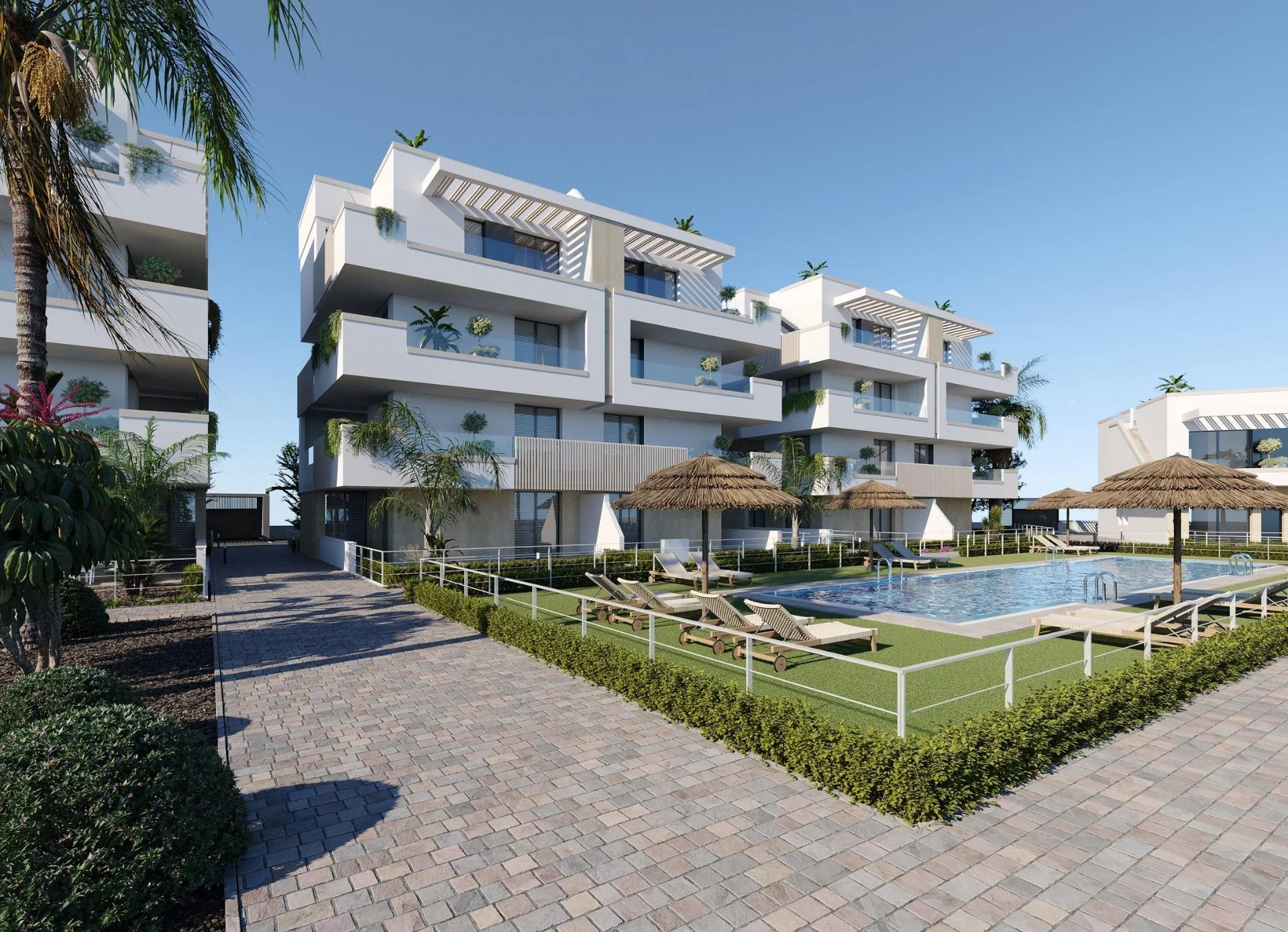 Apartamento nuevo de dos dormitorios en resort