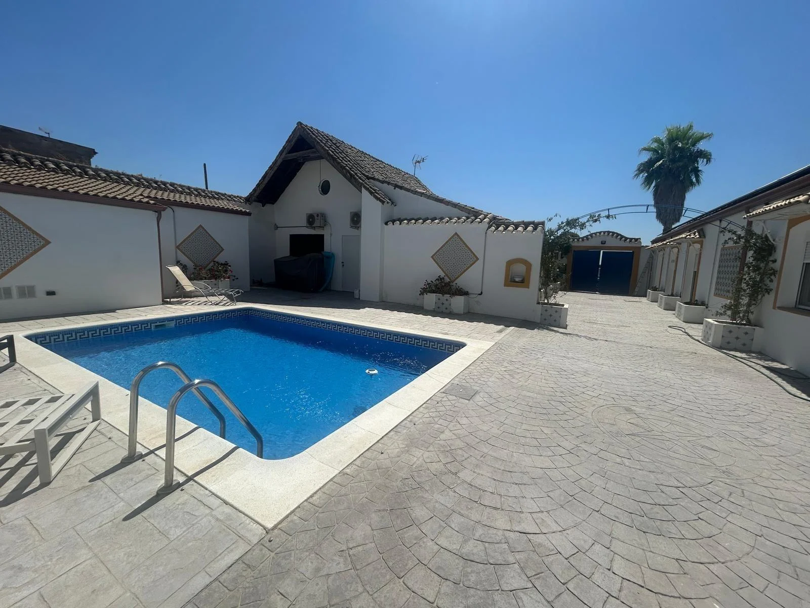 Rural chalet with pool and land