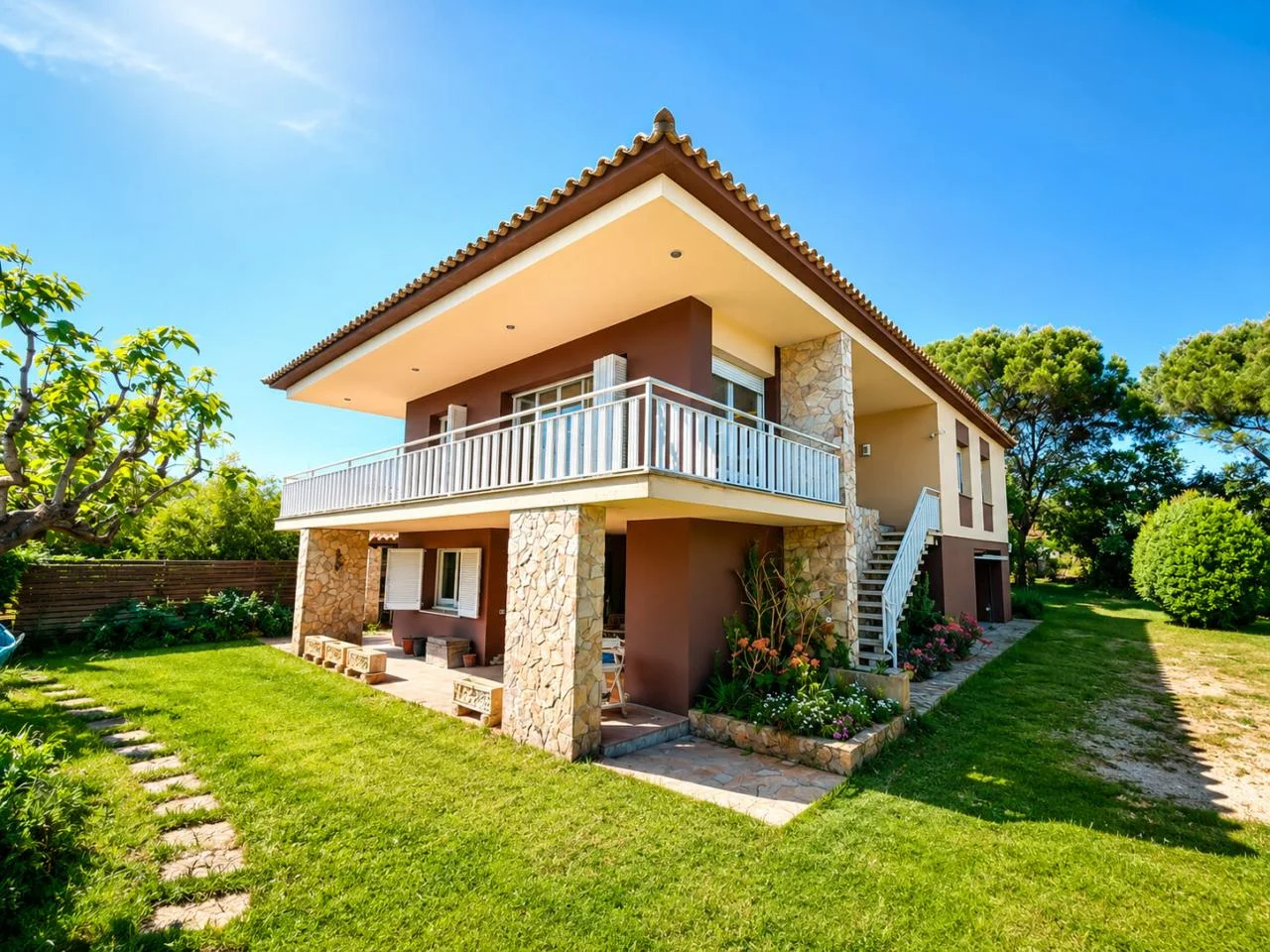 Casa privada en Llambilles con parcela de 1.000 m²