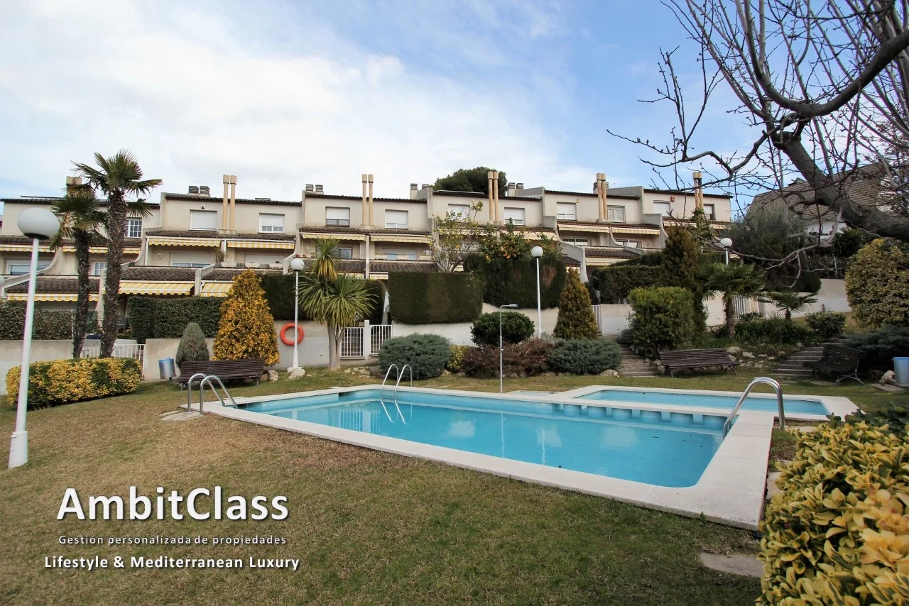 Tiana townhouse with pool and garden