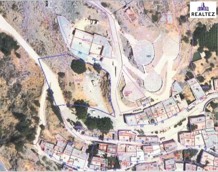 Urban development plot with expired project