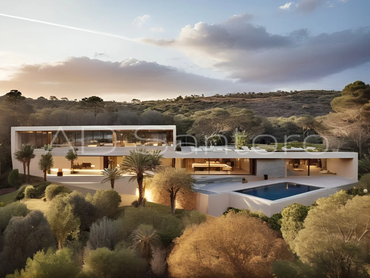 Can Girona plot with villa project