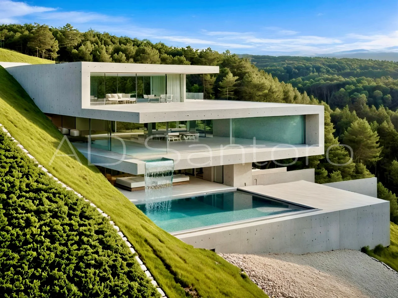 Design-phase villa plot in Sitges