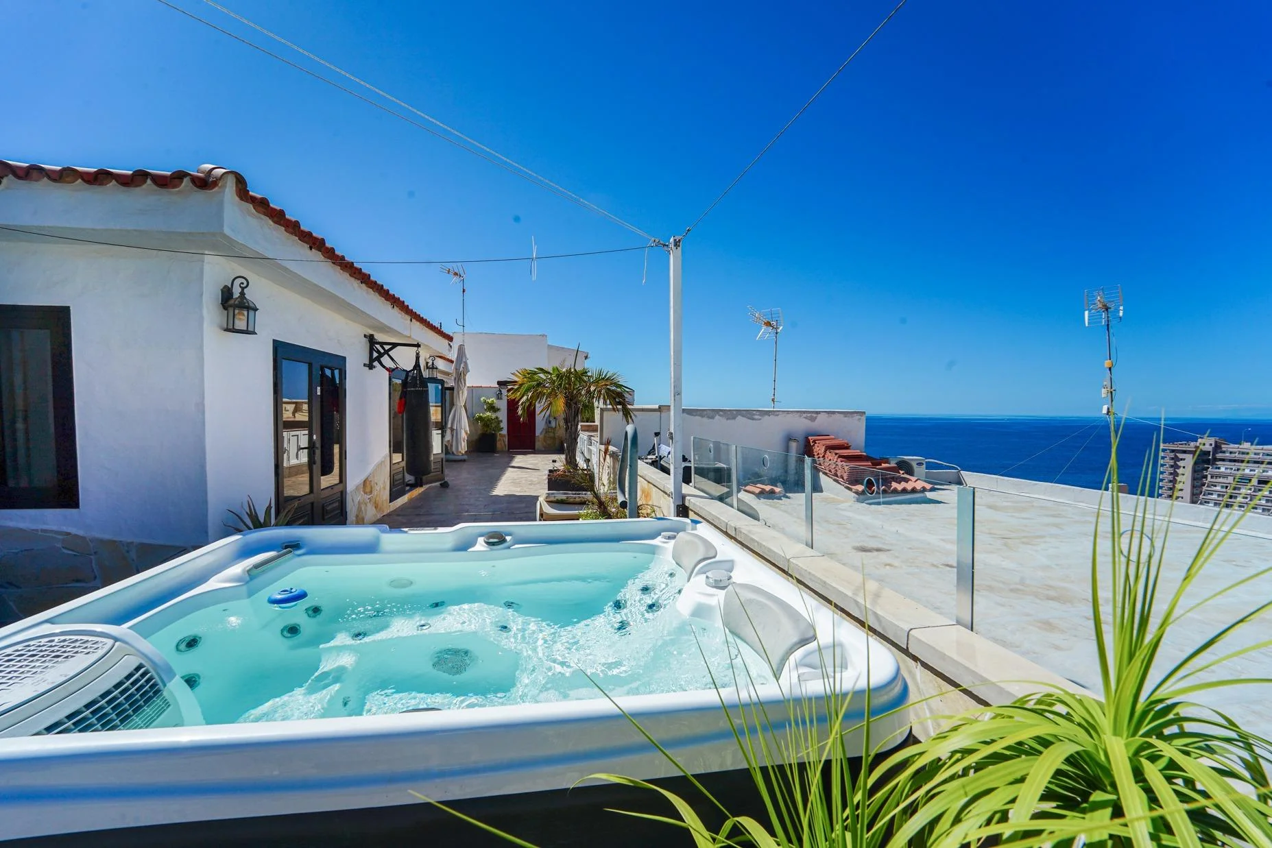 Bungalow con vistas al mar y terraza de 92 m²
