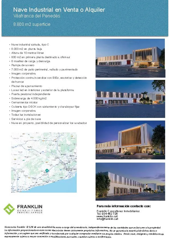 Nave logística en proyecto de 8.800 m²