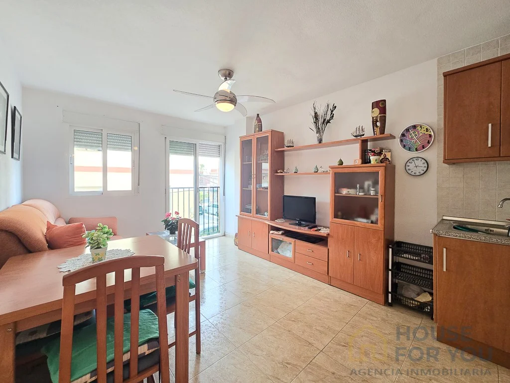 Central Los Alcázares flat, 1 bedroom
