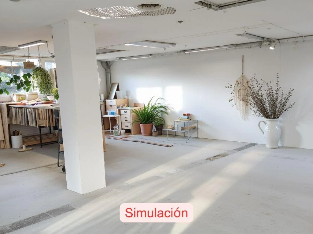 Poblenou commercial loft, 137 m²