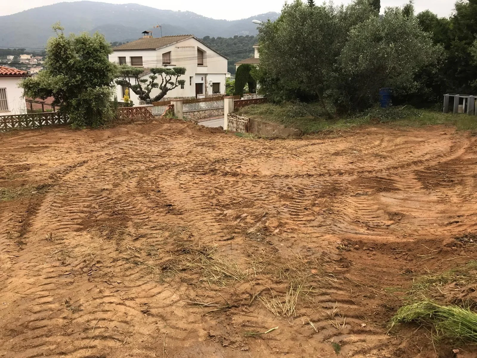 Urban plot near Caldes town centre