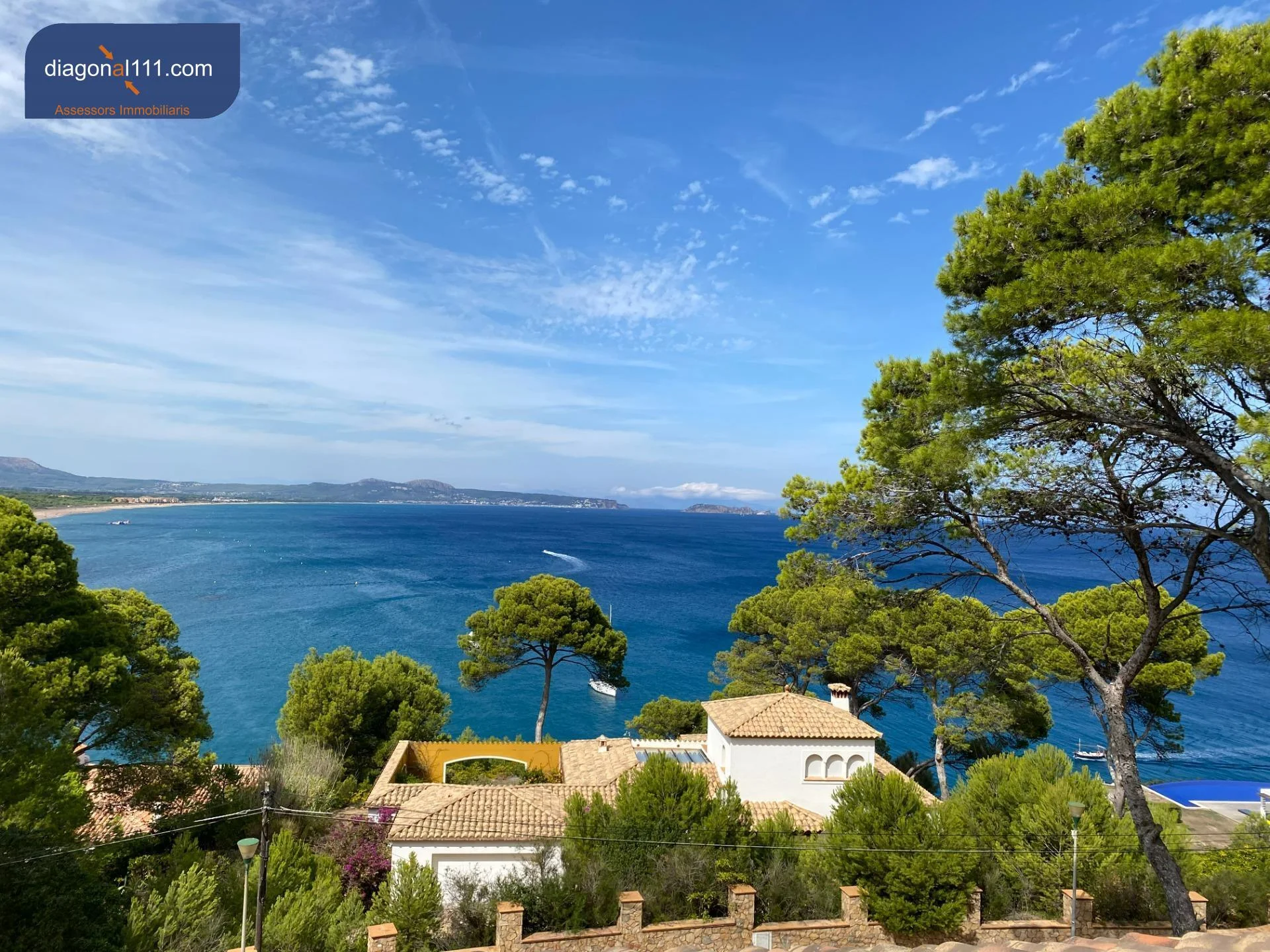 Villa frente al mar en Begur, 3 dormitorios