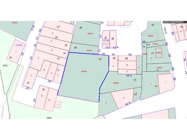 Urban plot in Somosierra, 565 m²