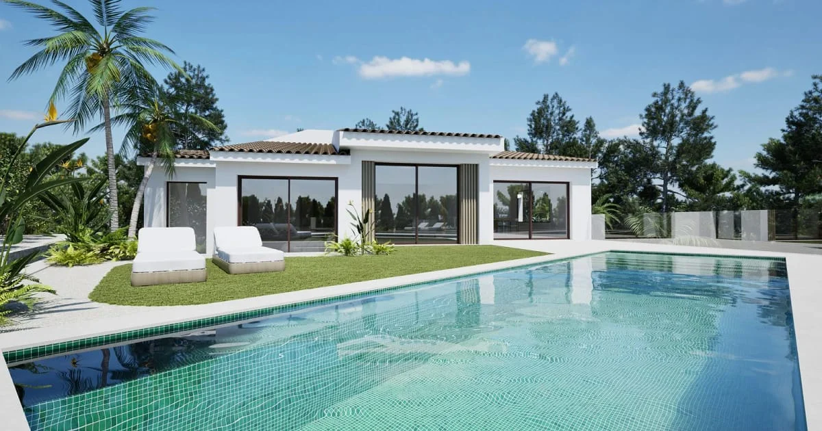 Villa en Altea con apartamento de invitados