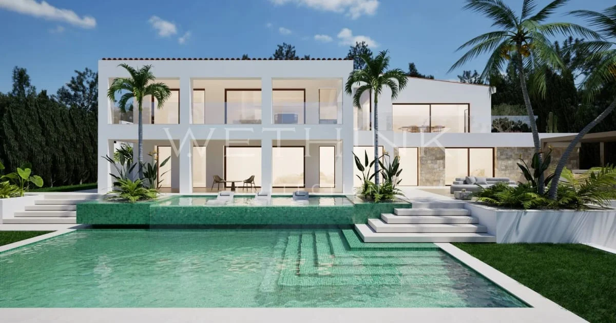 Villa de lujo frente al golf, cuatro dormitorios