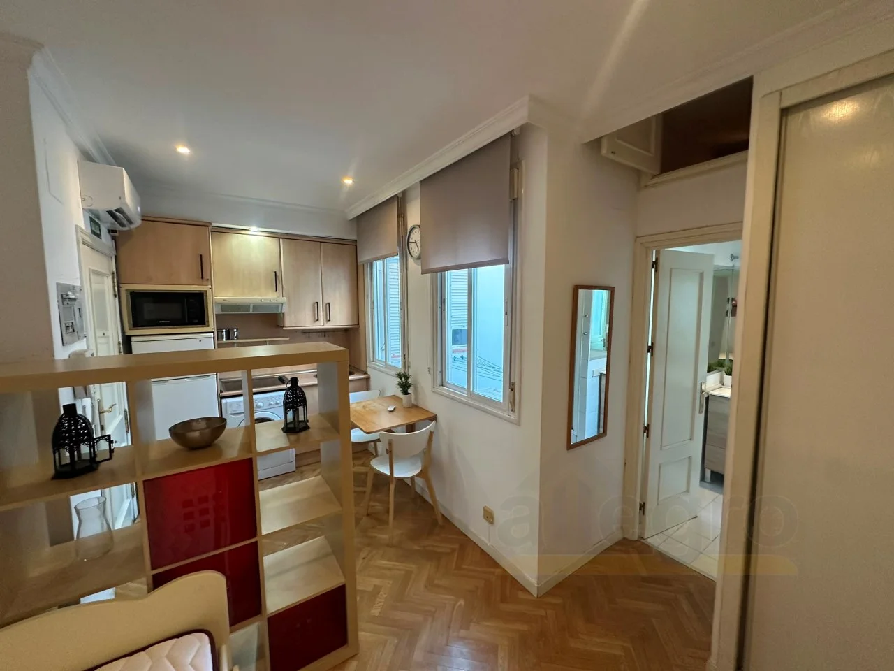 Estudio luminoso amueblado en Legazpi, 26 m²