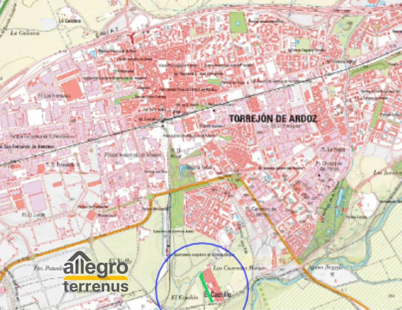 6,400 m² building plot in Torrejón
