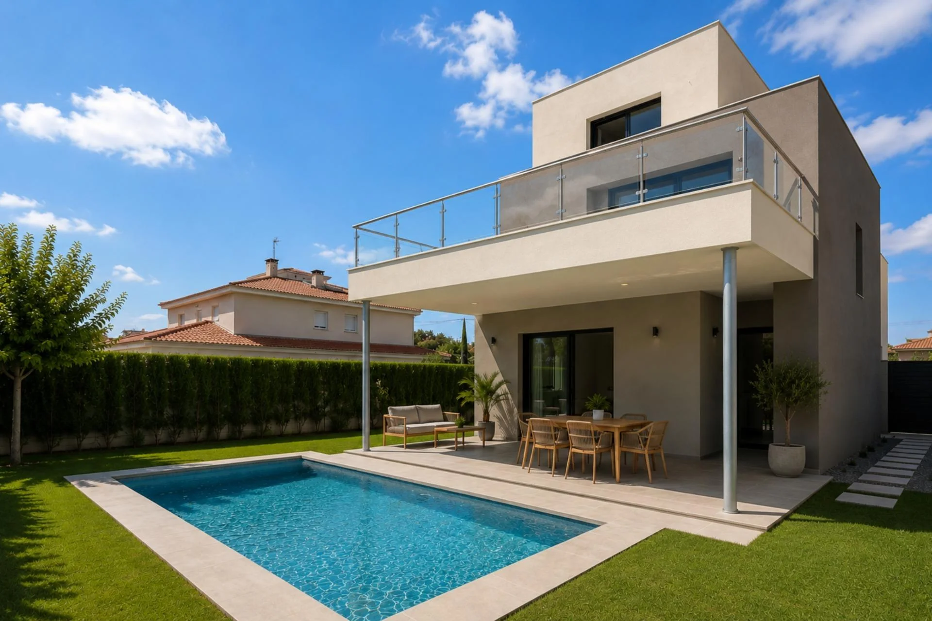 Adosado moderno en Vilafortuny, cuatro habitaciones