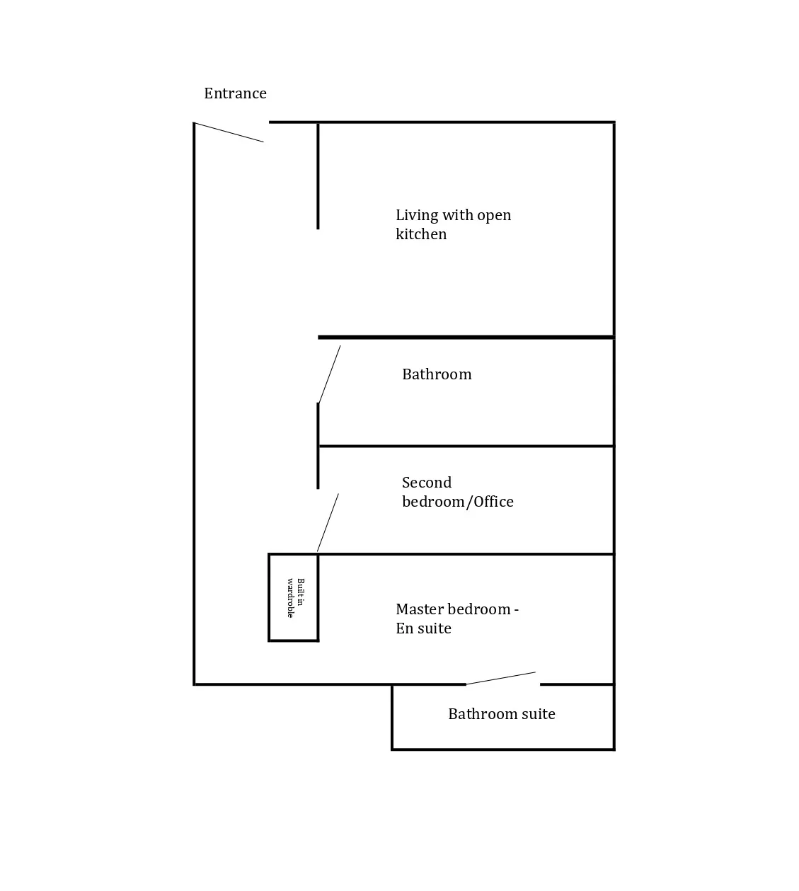 Renovated Barcelona apartment, two bedrooms