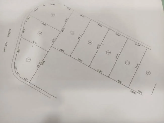 Parcela edificable de 427 m² en Gurb