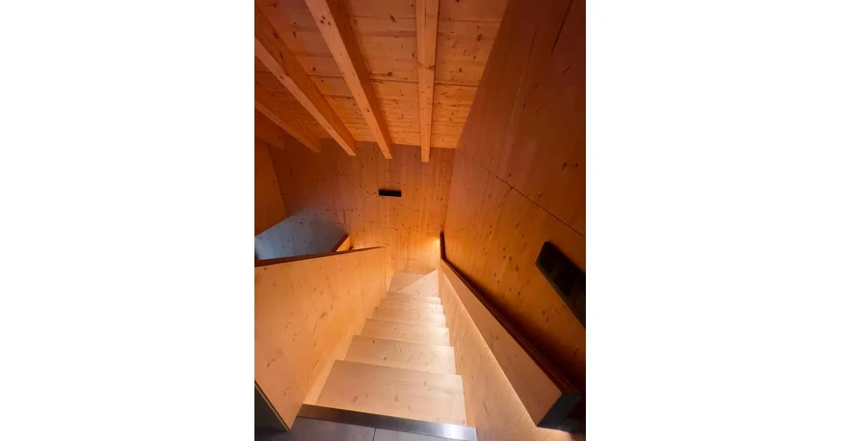 Casa moderna de madera, 3 habitaciones