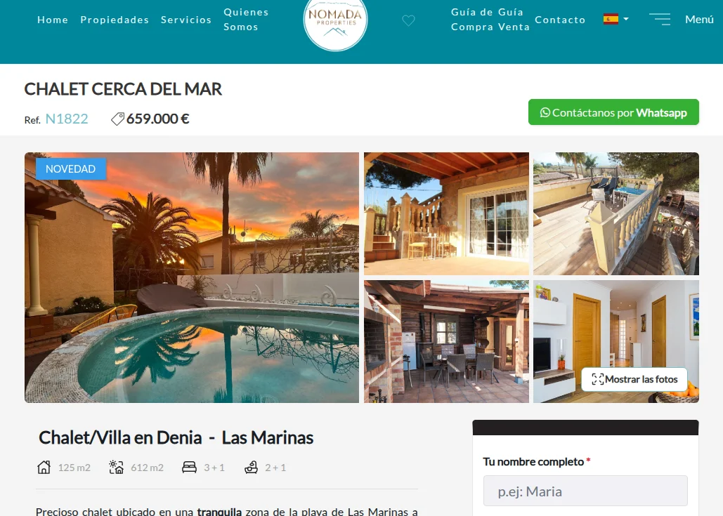 Coastal Dénia villa, 4 bedrooms