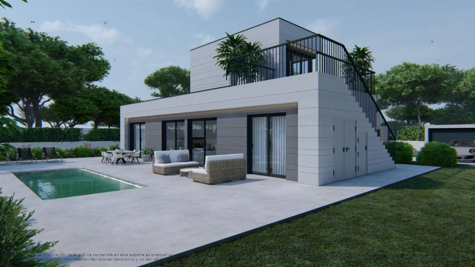Urban plot with approved building licence