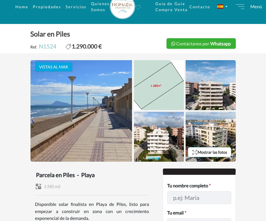 Solar finalista con 2.773 m² edificables
