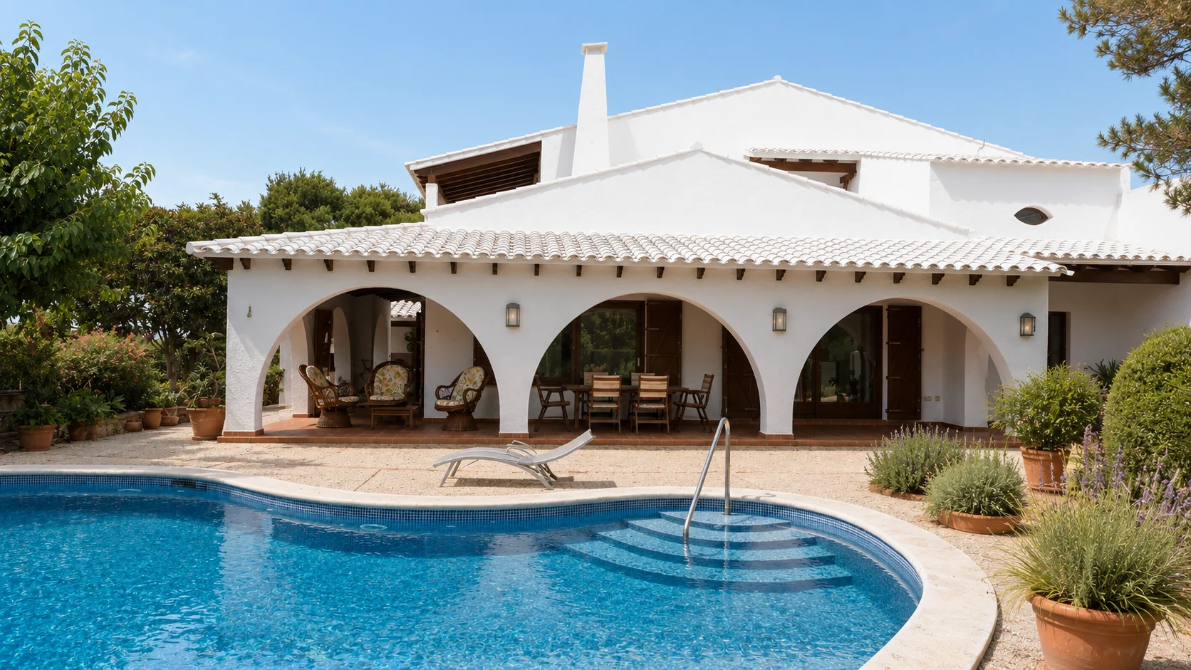 Mediterranean villa with private pool