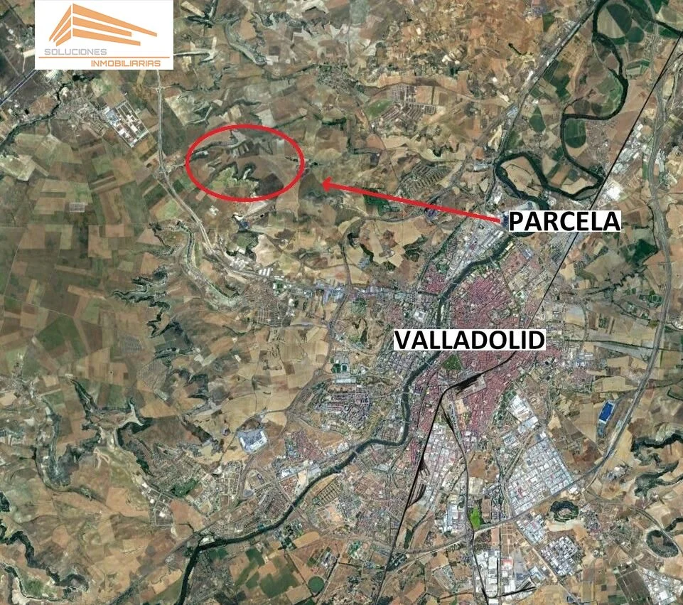 Rural land share near Valladolid