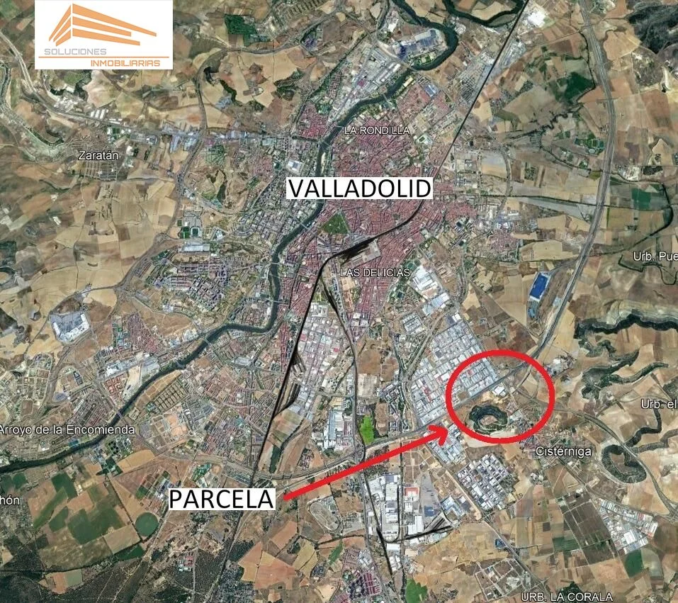 Gran parcela urbanizable en Valladolid