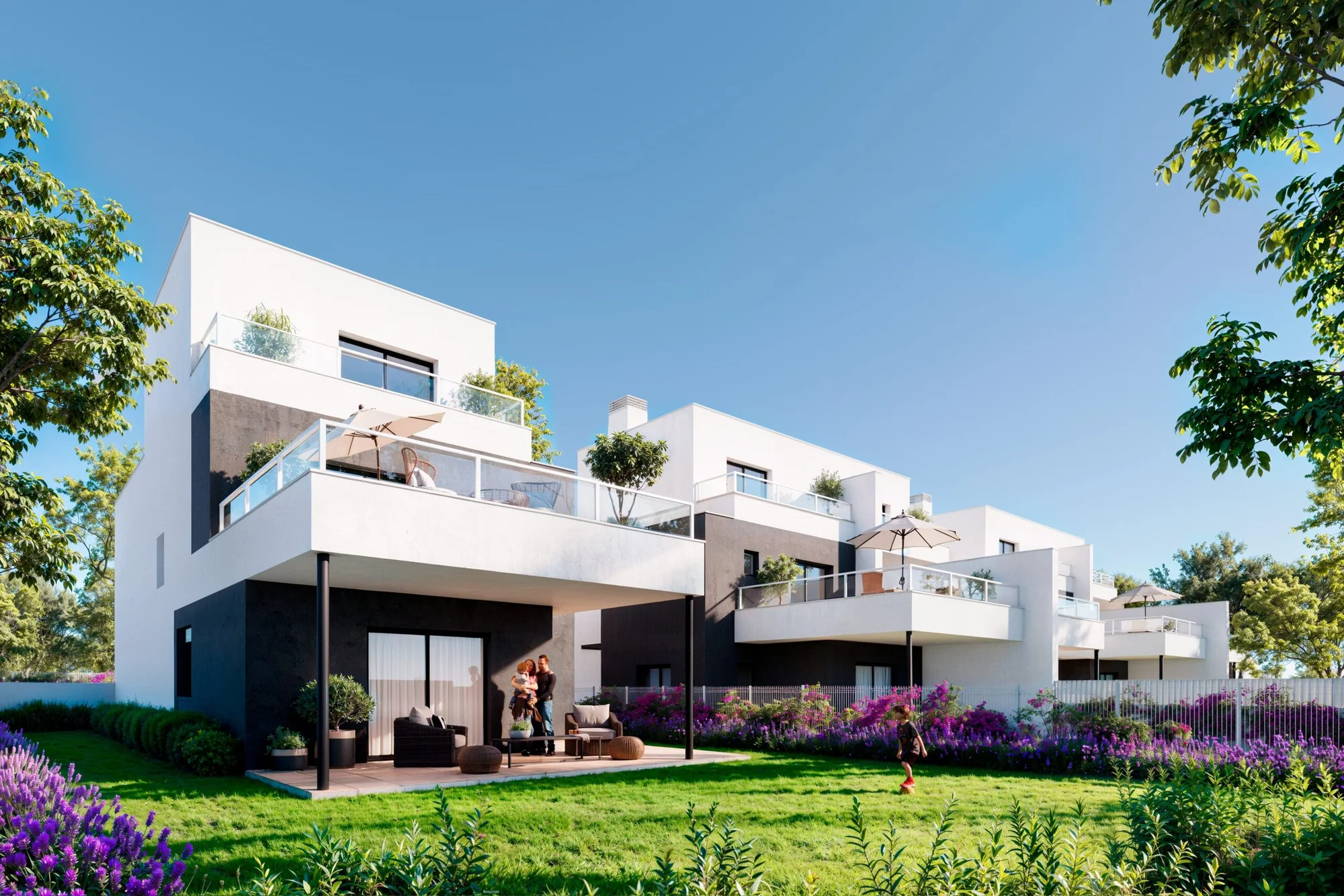 Pareada nueva Vilafortuny con jardín privado