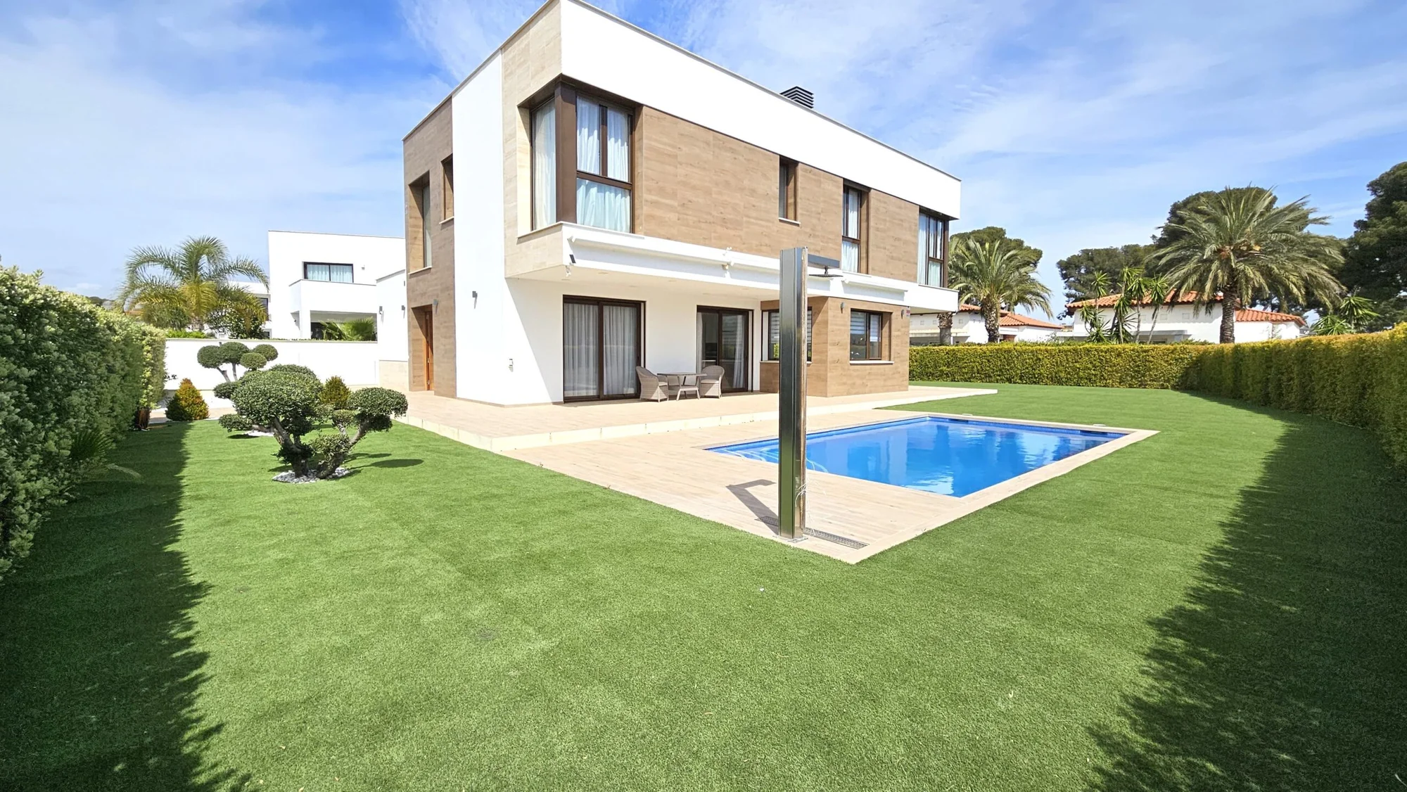 Luxury coastal villa with private pool