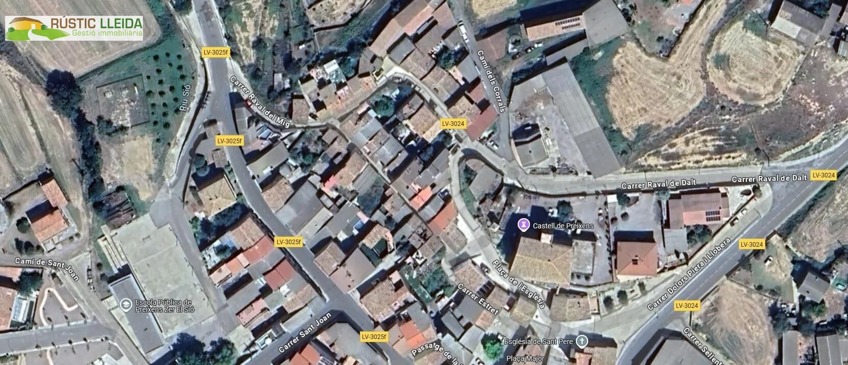 Parcela urbana en Preixens, 257 m²