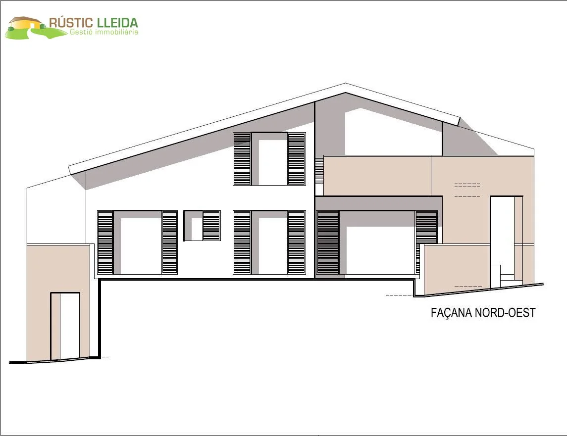Urban corner plot with chalet project