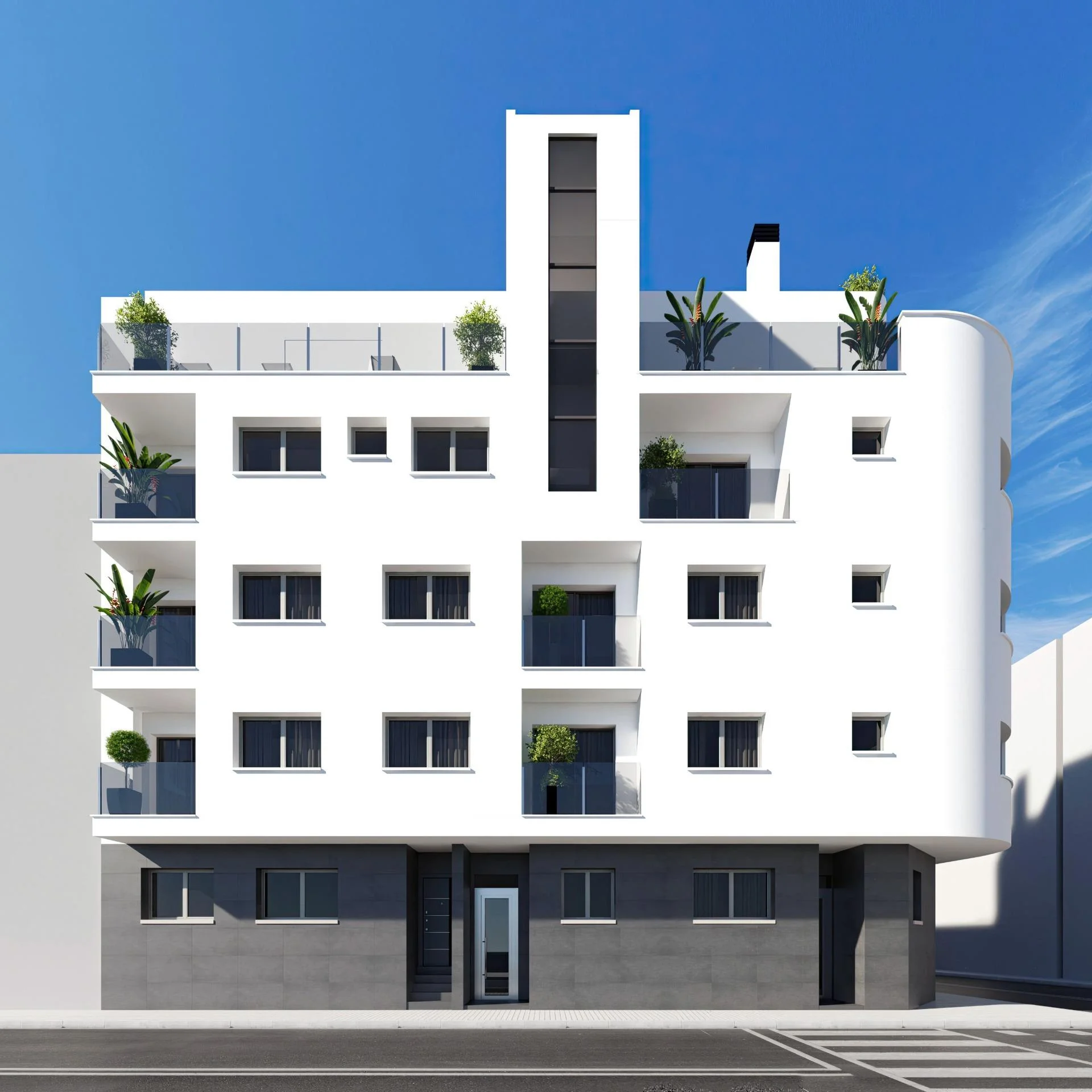 New-build central apartment, 2 bedrooms