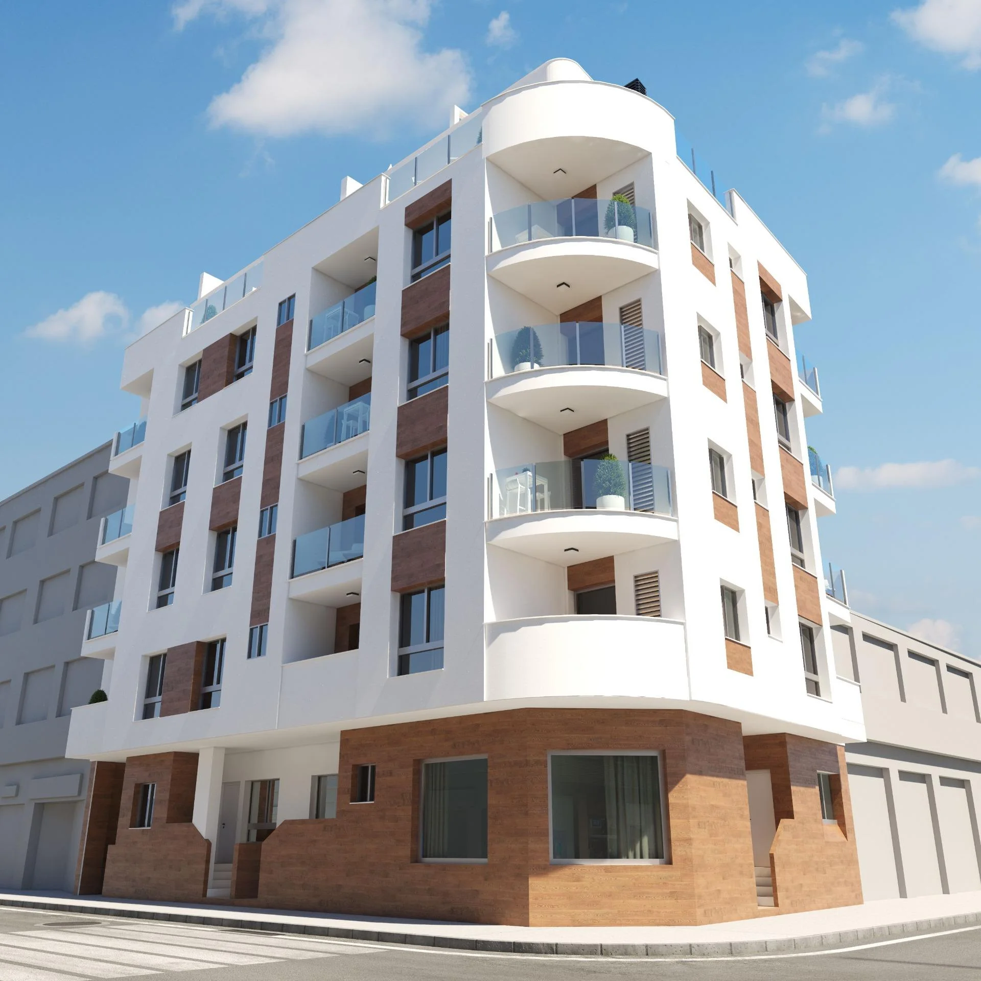 New two-bedroom flat in Torrevieja centre