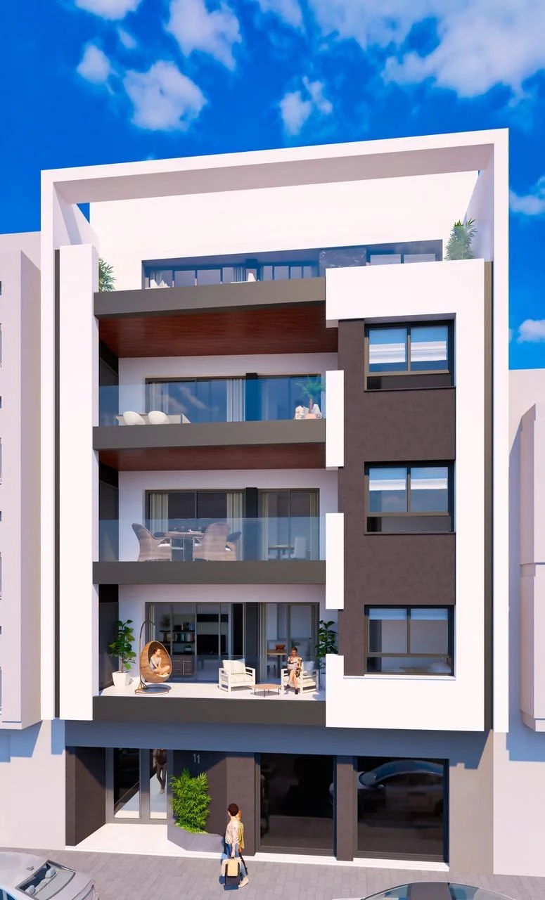 New-build 3-bed apartment near Torrevieja port