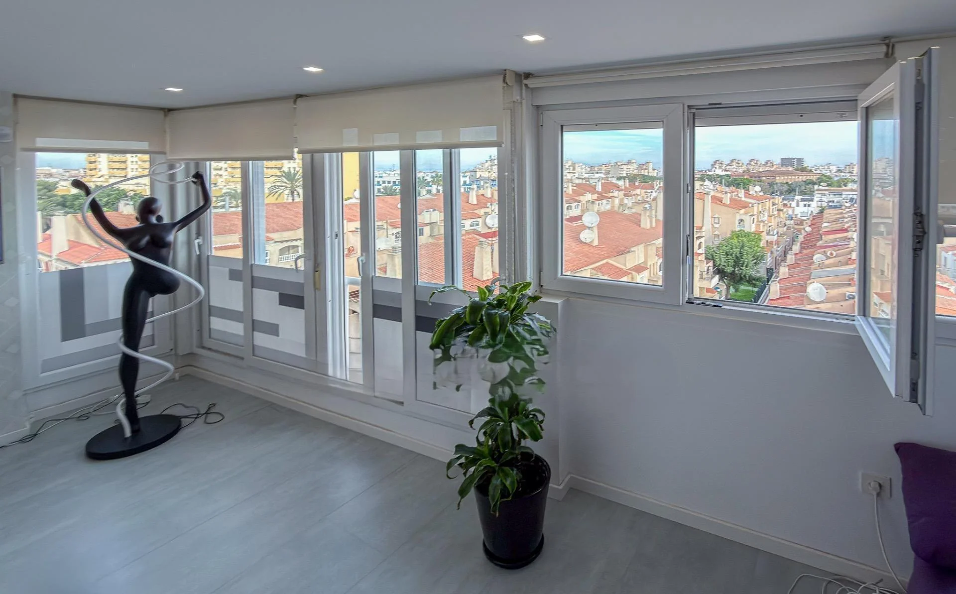 Ático reformado con vistas panorámicas