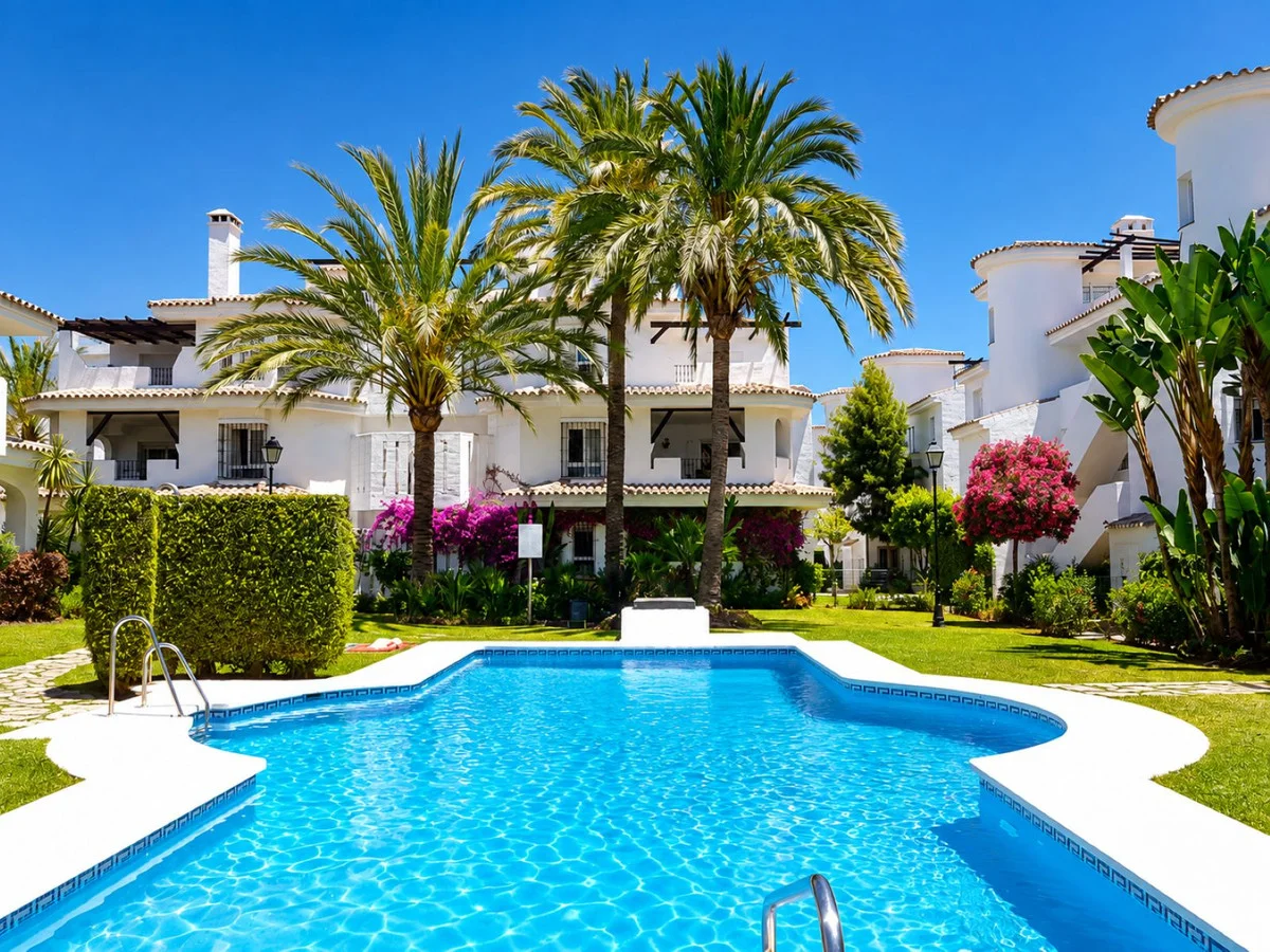 Two-bedroom apartment with communal pools