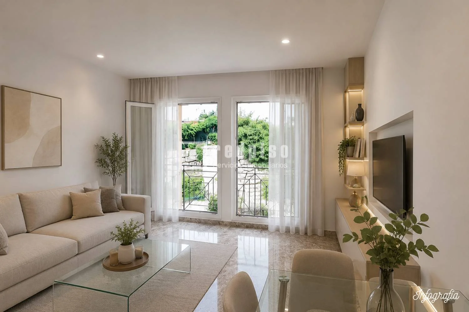 El Pinillo flat with two garages