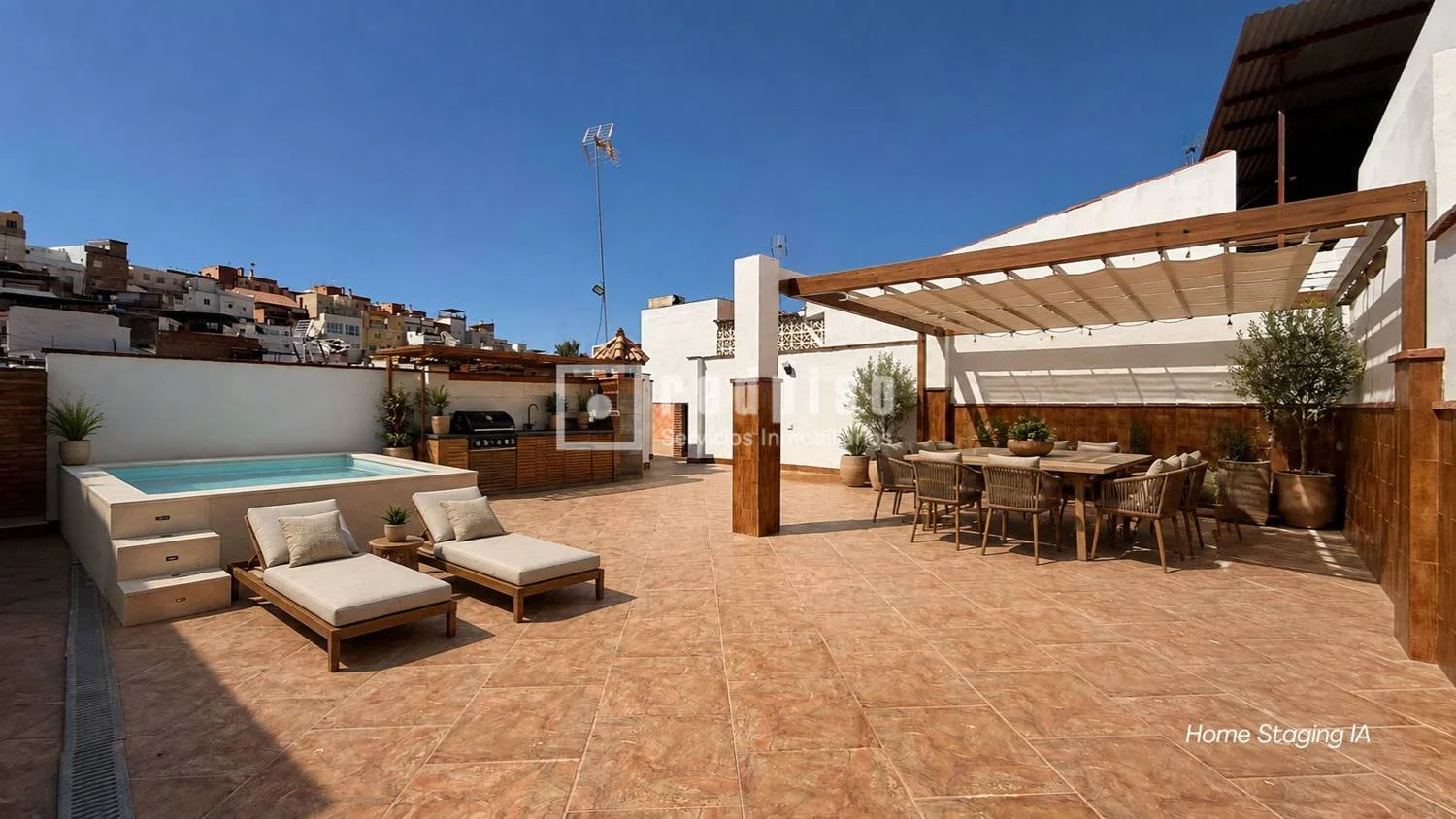 Piso con azotea privada de 74 m²