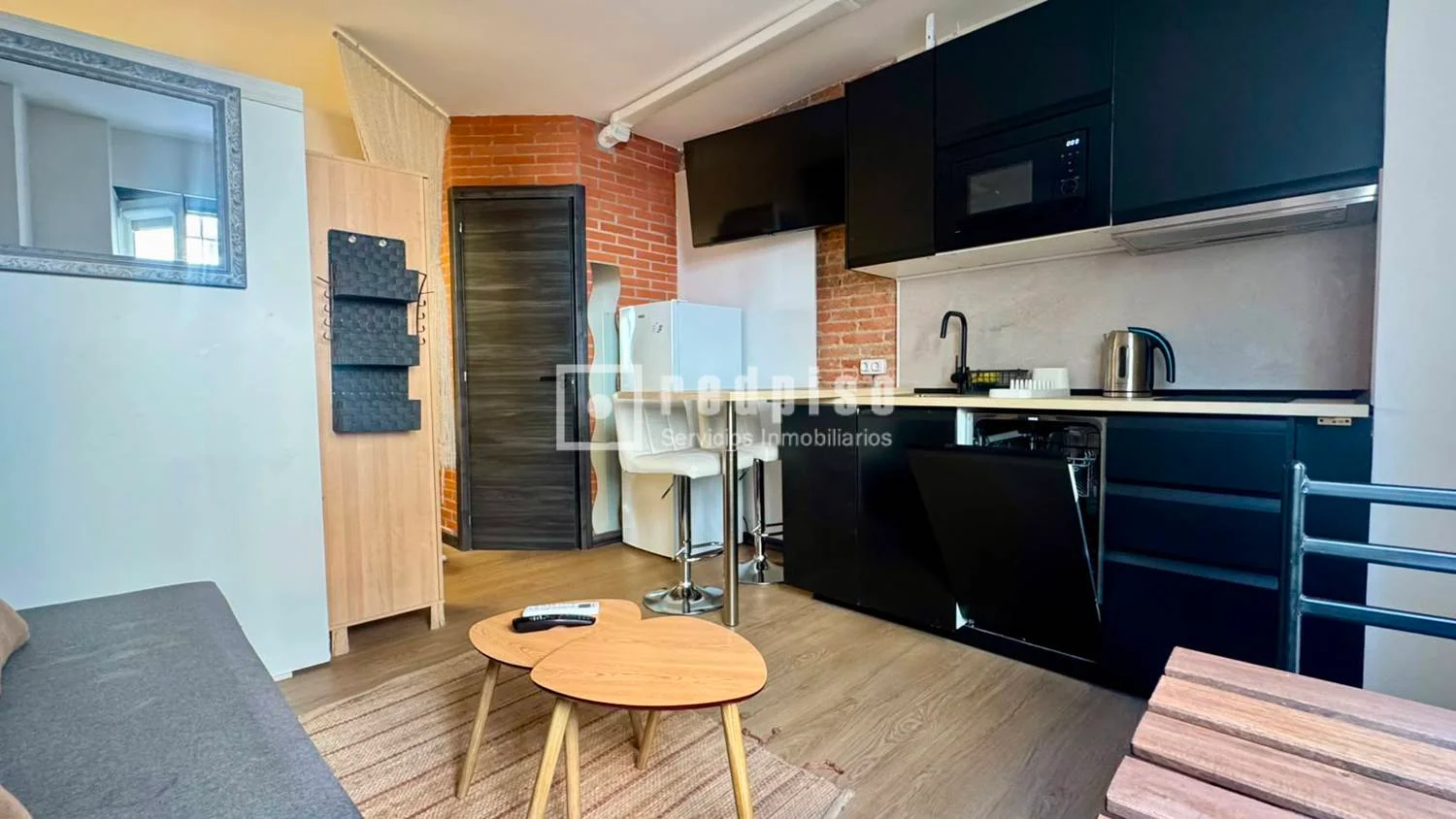 Reformed studio with EV parking