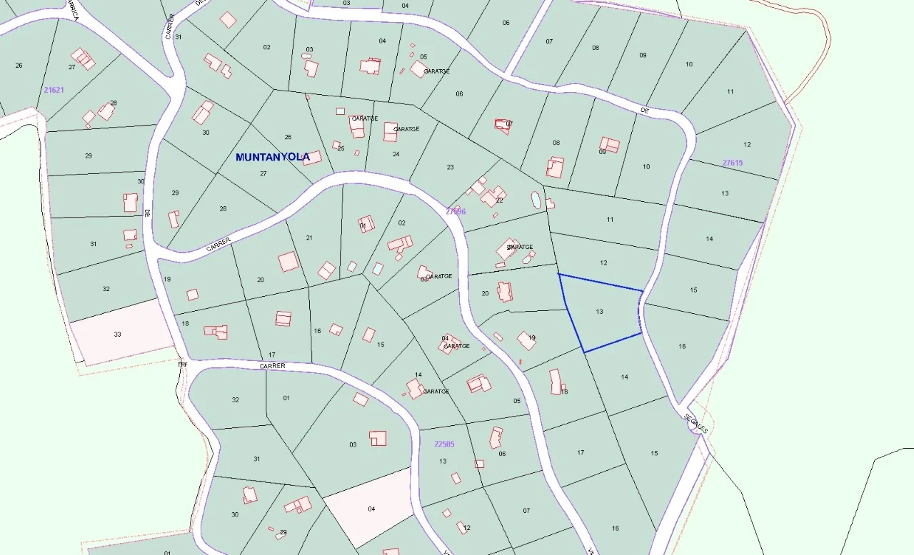 Terreno residencial en Fontanelles, 2600 m²