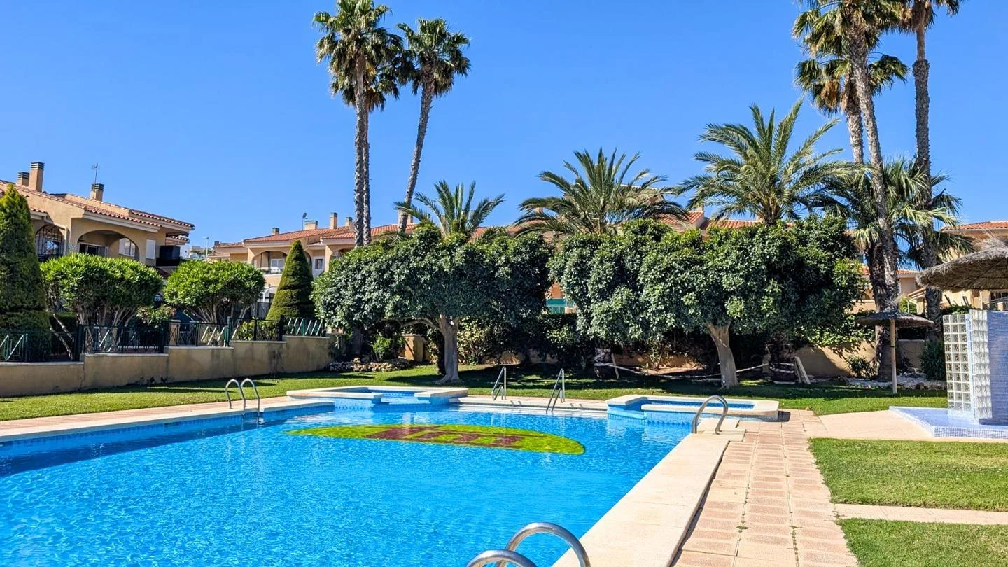 Two-bedroom house with communal pool