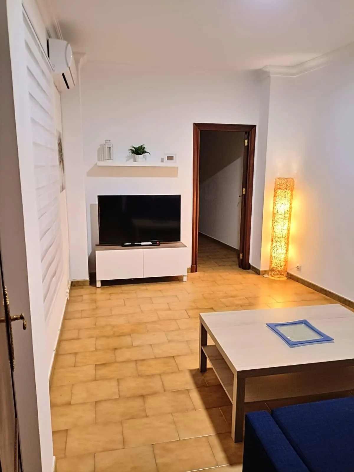 Bright Moguer studio with large plot
