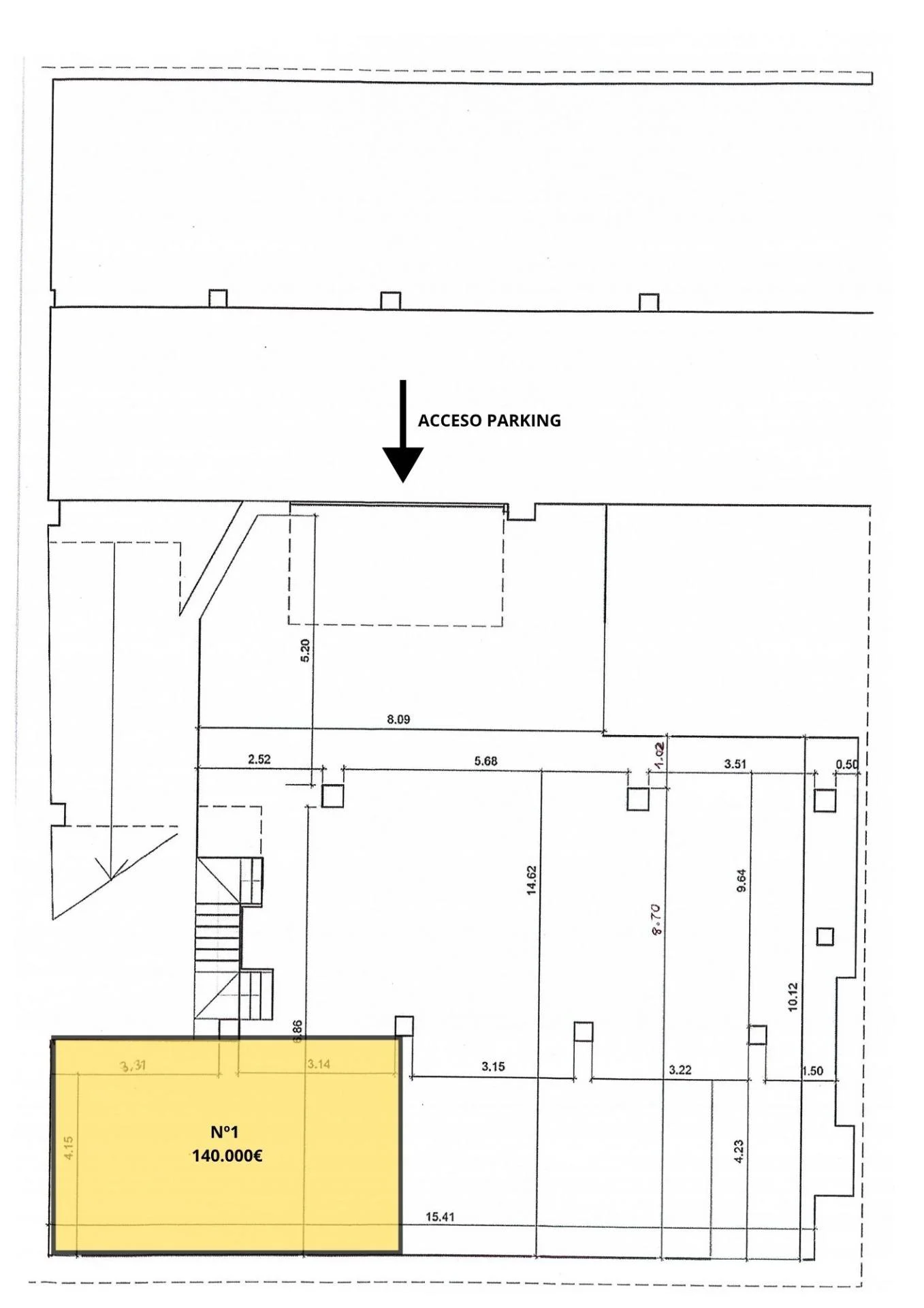 Garaje reformado de 30 m² en Sevilla